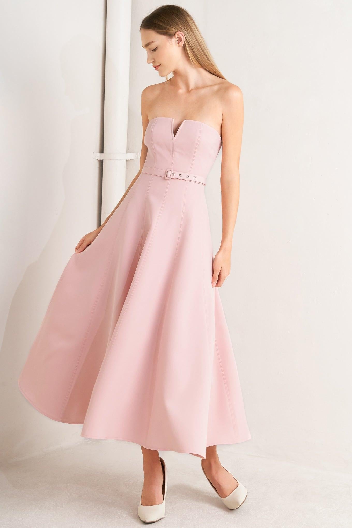 WEEKEND GLAM WOVEN MIDI DRESS
