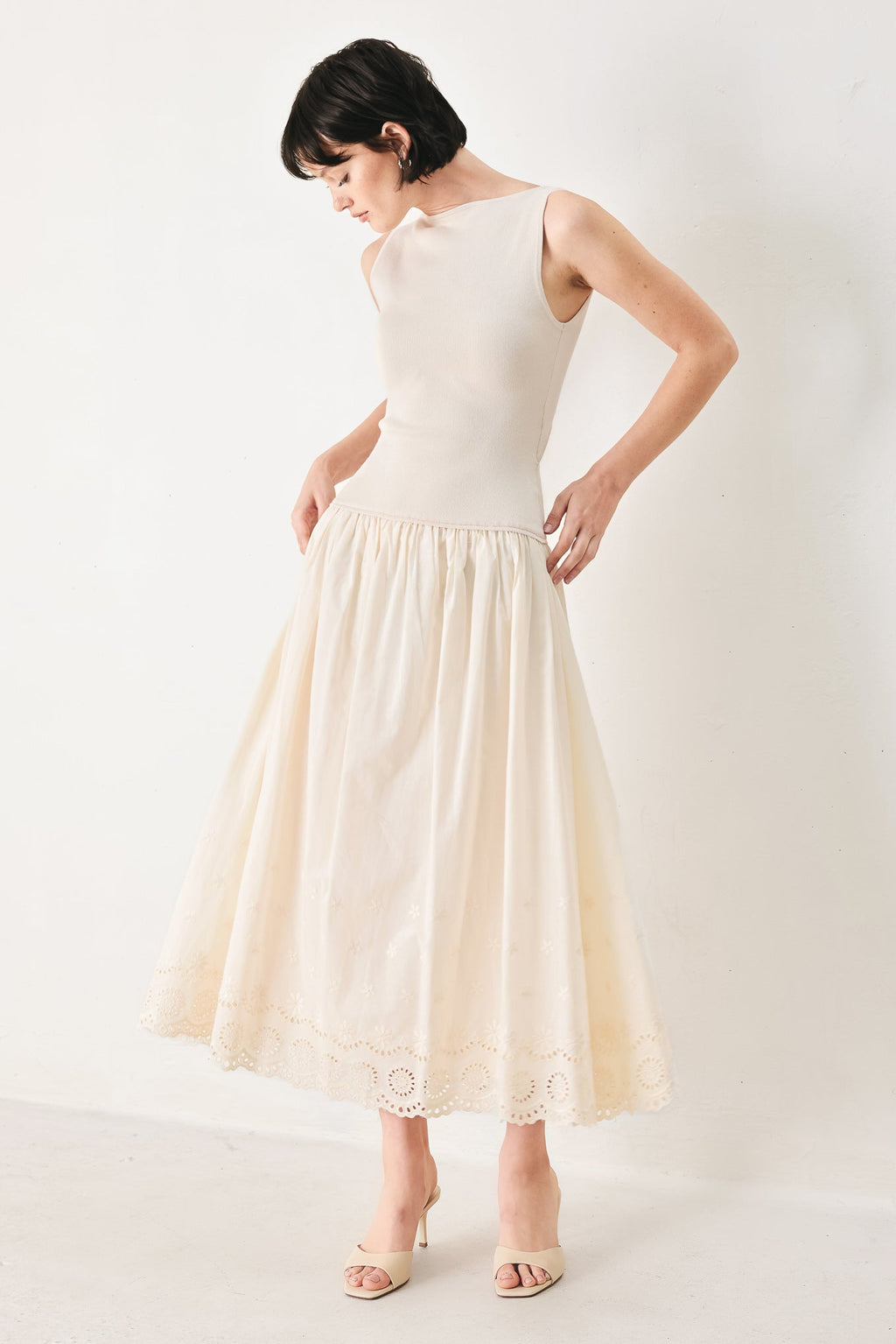 DAYDREAM THREAD MIDI DRESS