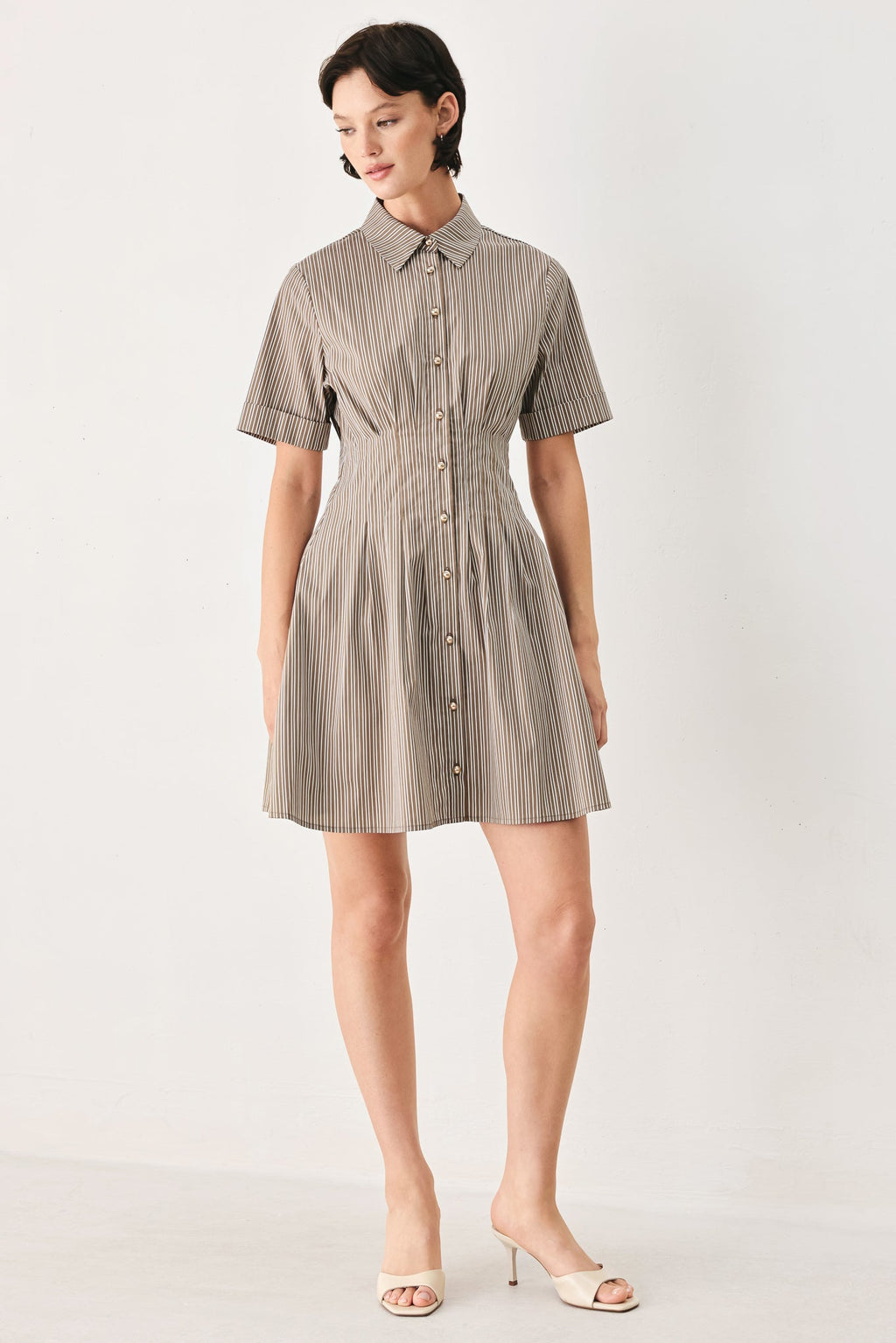 PARK AVENUE WOVEN MINI DRESS