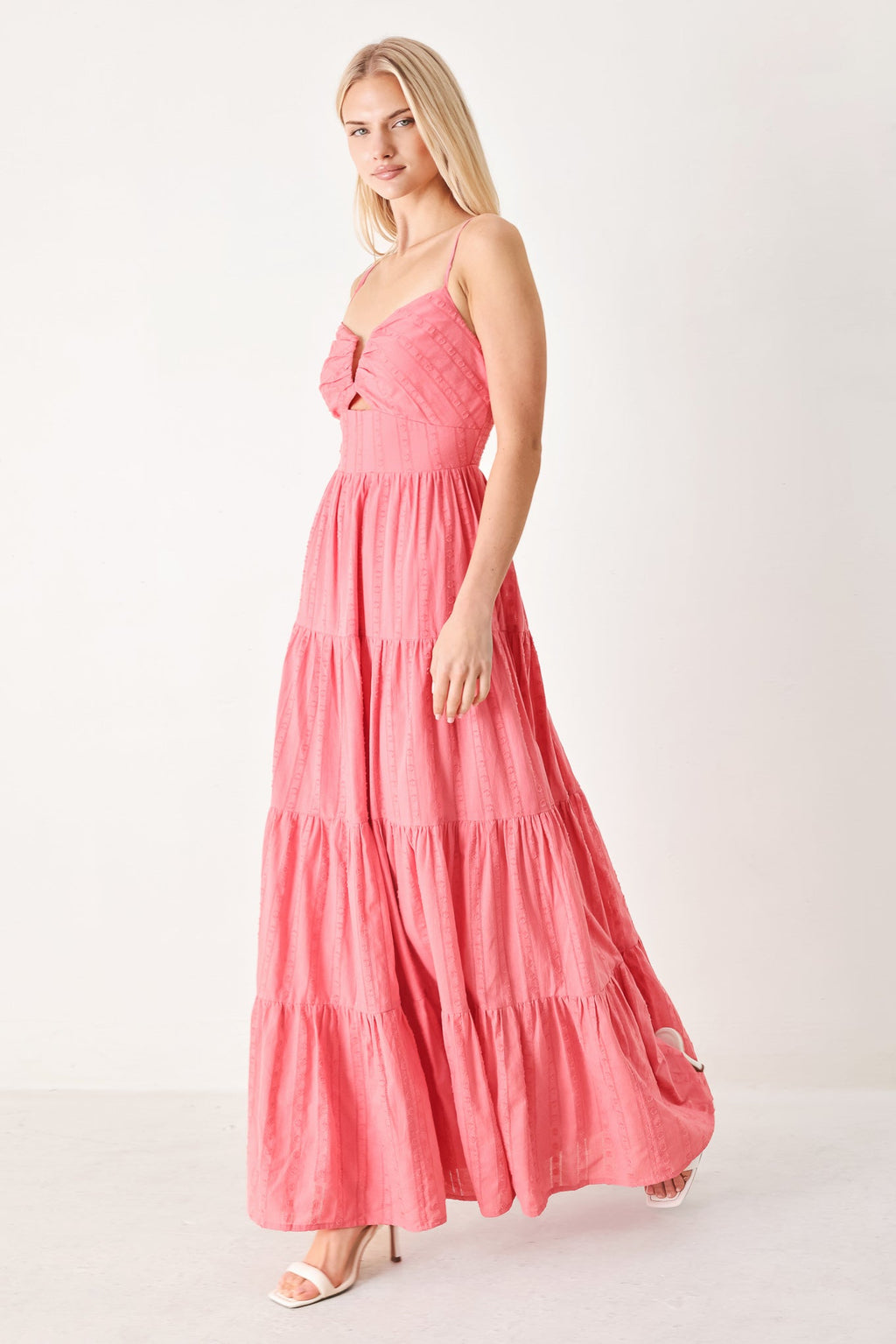 SWEET ESCAPE WOVEN MAXI DRESS