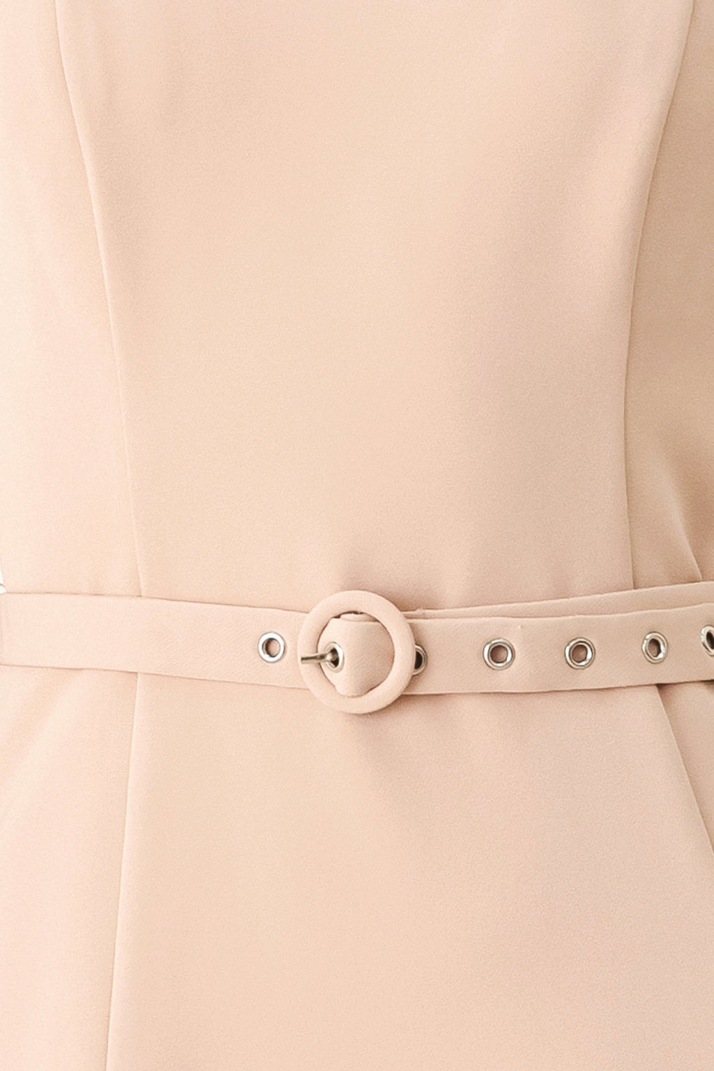 BLUSH HOUR WOVEN MIDI DRESS