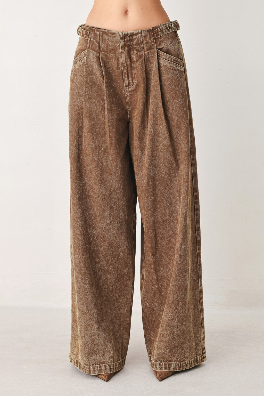 VINTAGE BROWN DENIM PANTS