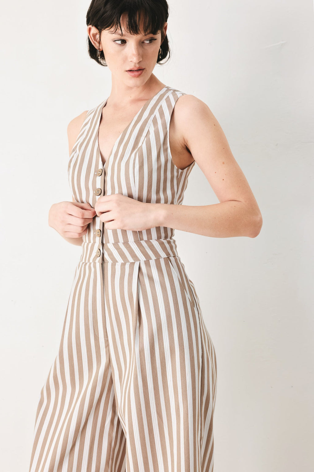 NATURAL RHYTHM WOVEN JUMPSUIT