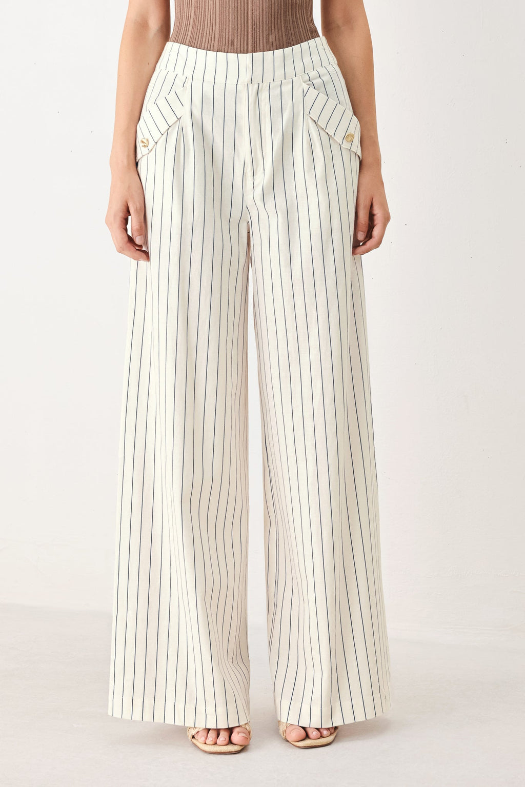 SUTTON STRIPE WOVEN PANTS