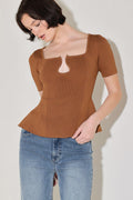 GOLDEN GLOW MOMENT SWEATER TOP