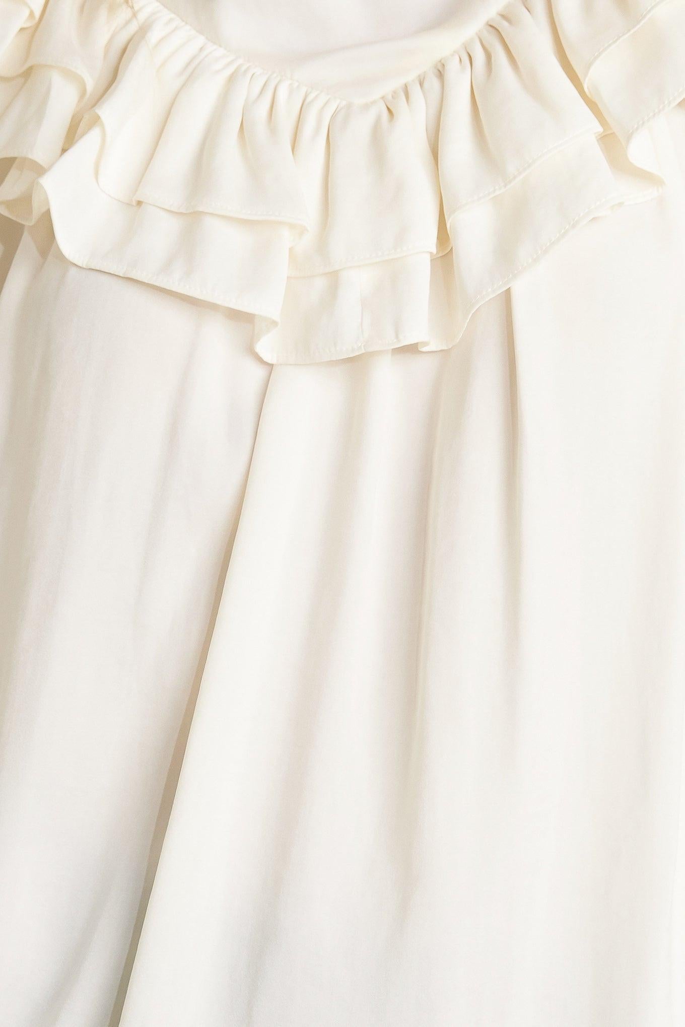 EDWARDIAN WALTZ WOVEN TOP