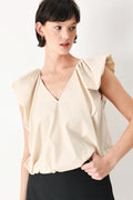 MOONLIGHT SOCIAL WOVEN TOP
