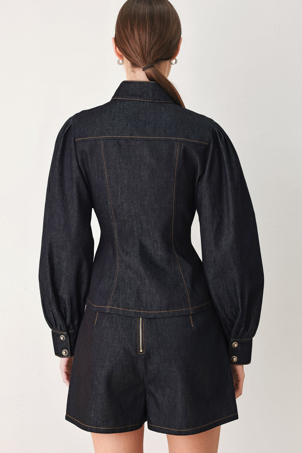 MODERN PREP DENIM TOP