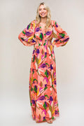 OVER AND OVER WOVEN MAXI DRESS