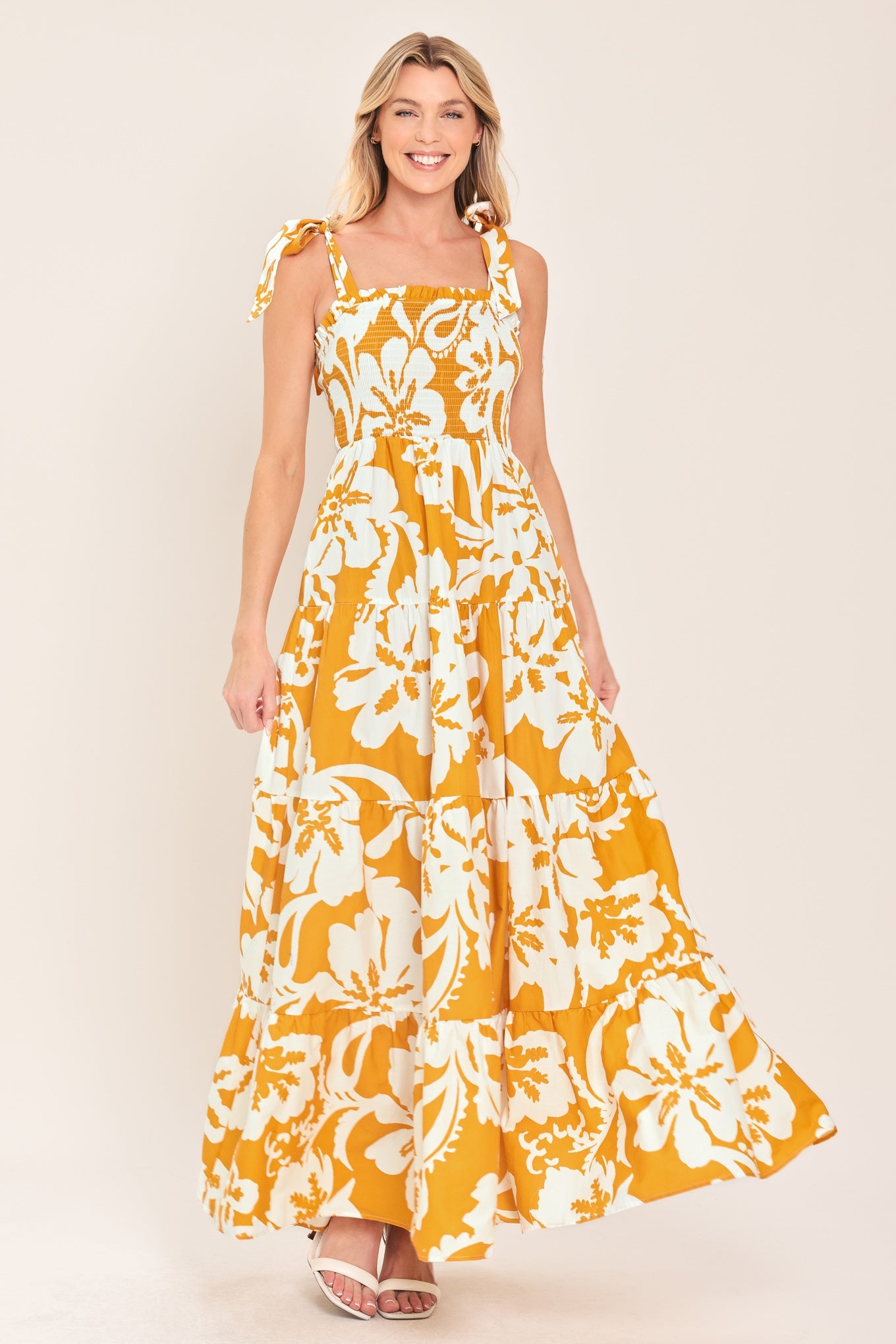TROPICALLY YOURS WOVEN MAXI DRESS