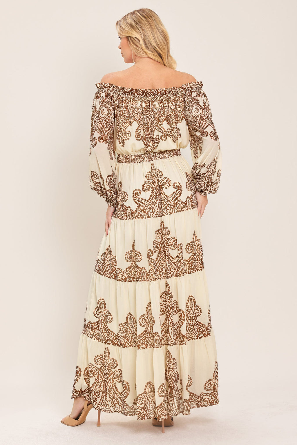 BELLA TERRA WOVEN MAXI DRESS