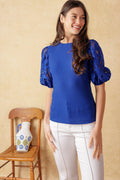 GETTING INTO THE GROOVE KNIT TOP