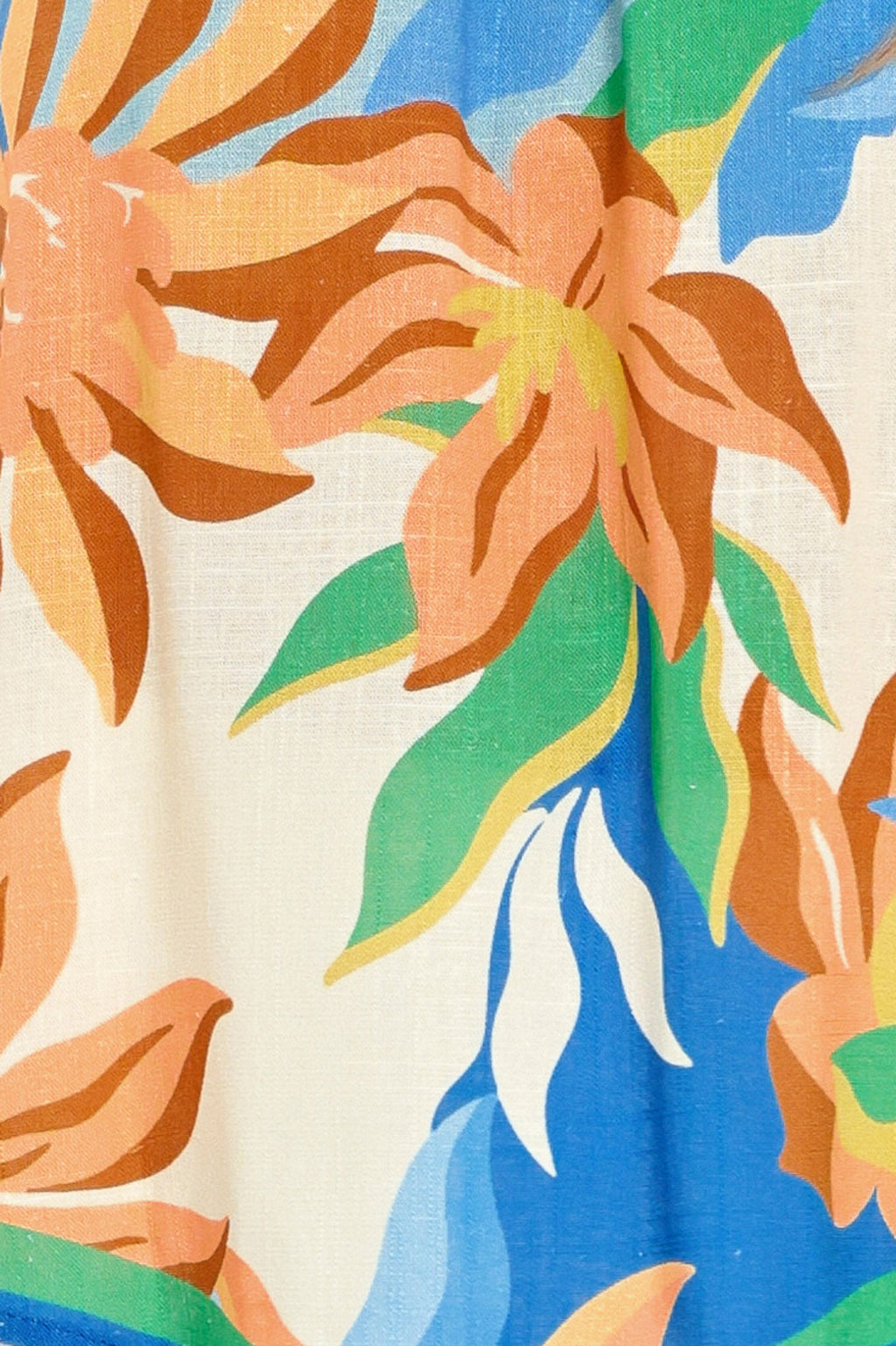TROPIC FEVER WOVEN SCARF TOP