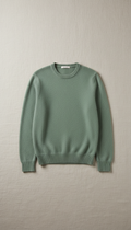 Cashmere sweater in sage green